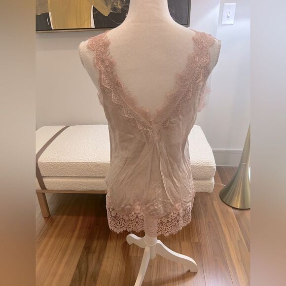 jacqueline B new collection dusty Rose lace camisole size S/M - Picture 4 of 6